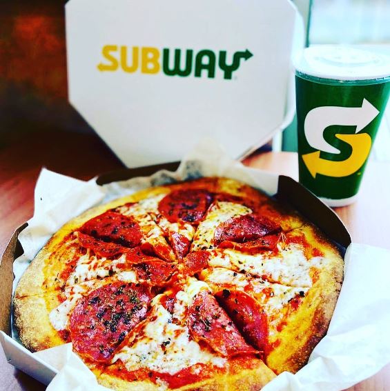 subway pizza menu 