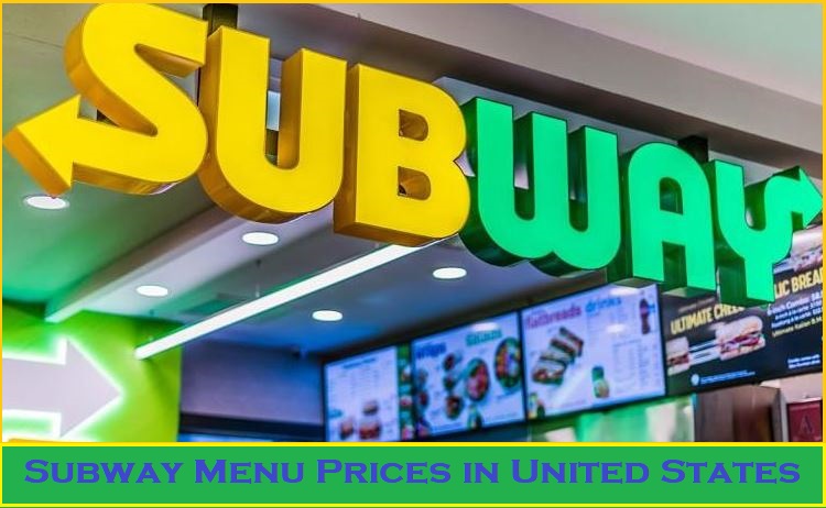 Subway Menu Prices in United States